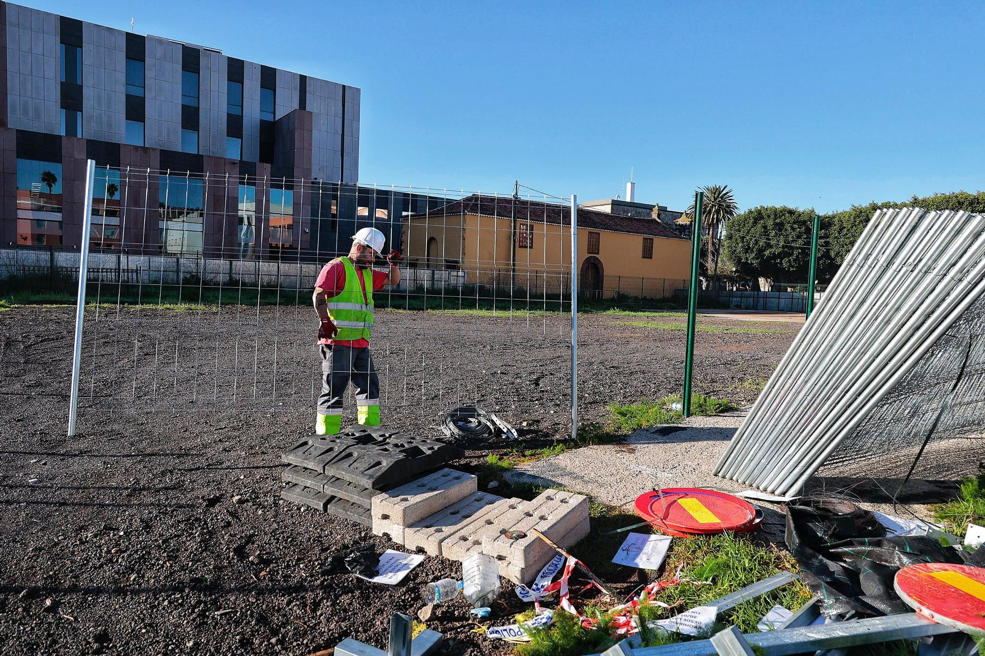 Inicio de las obras de canalización del barranco de La Carnicería