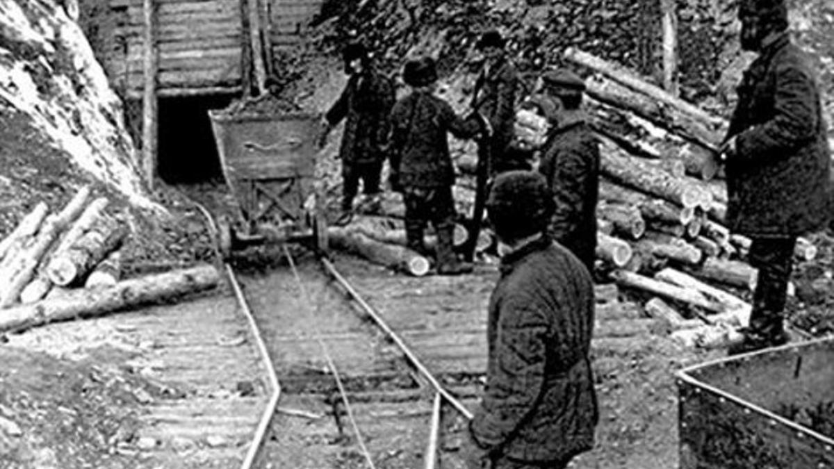 El gulag de Kolimà, en Siberia, en 1934, ejemplo del infierno de los campos de trabajo estalinistas.