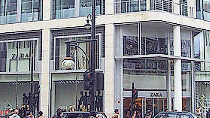Edificio de Zara que Inditex compró ayer en Londres.  // FdV