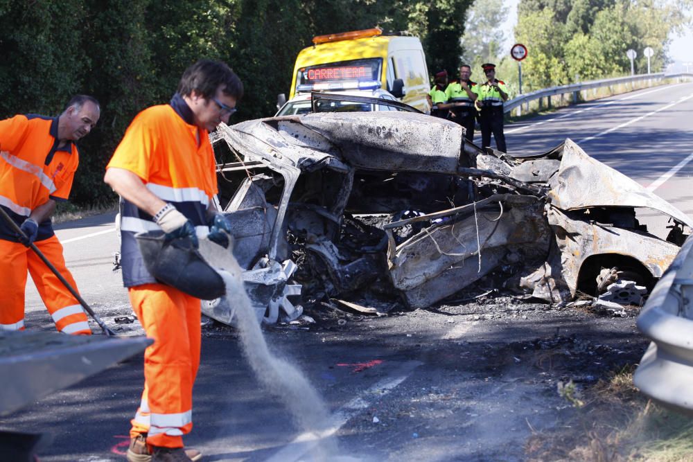 Accident de trànsit a Gualta