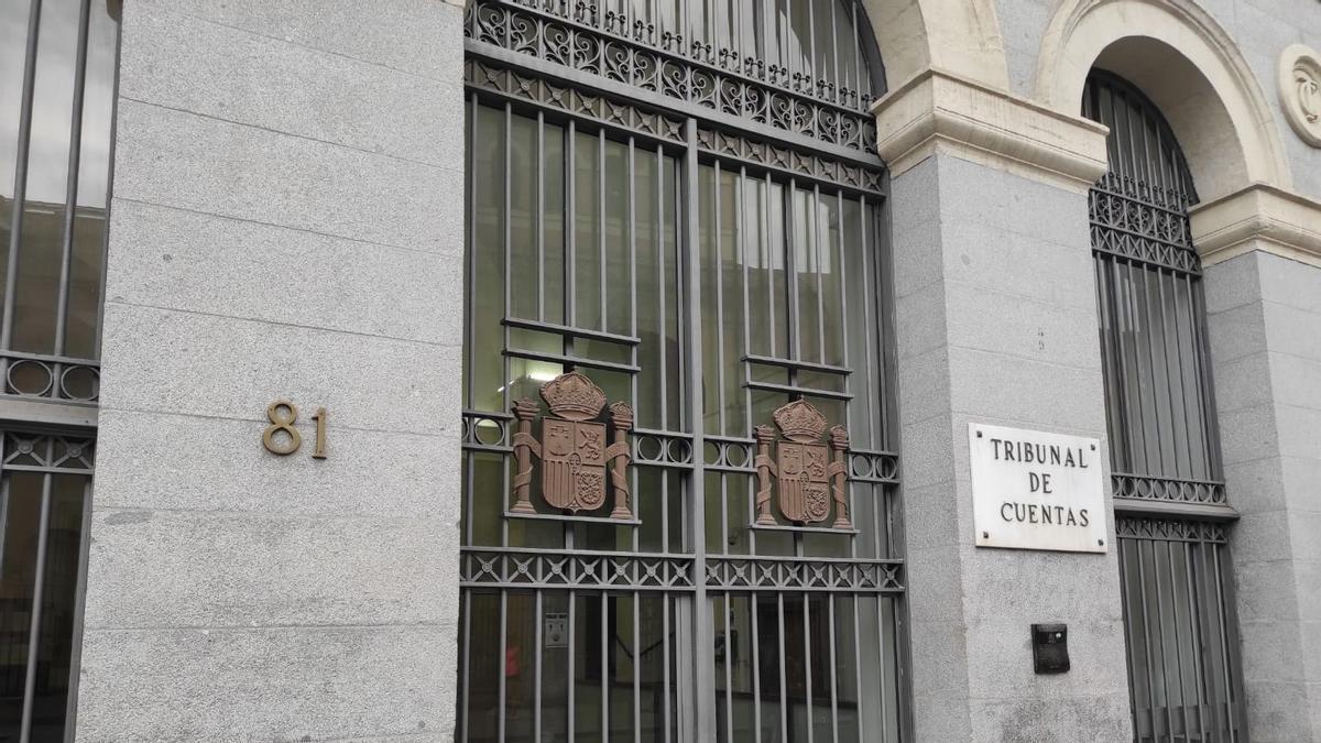 Sede madrileña del Tribunal de Cuentas.