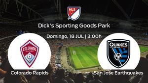 Previa del partido: Colorado Rapids - San Jose Earthquakes