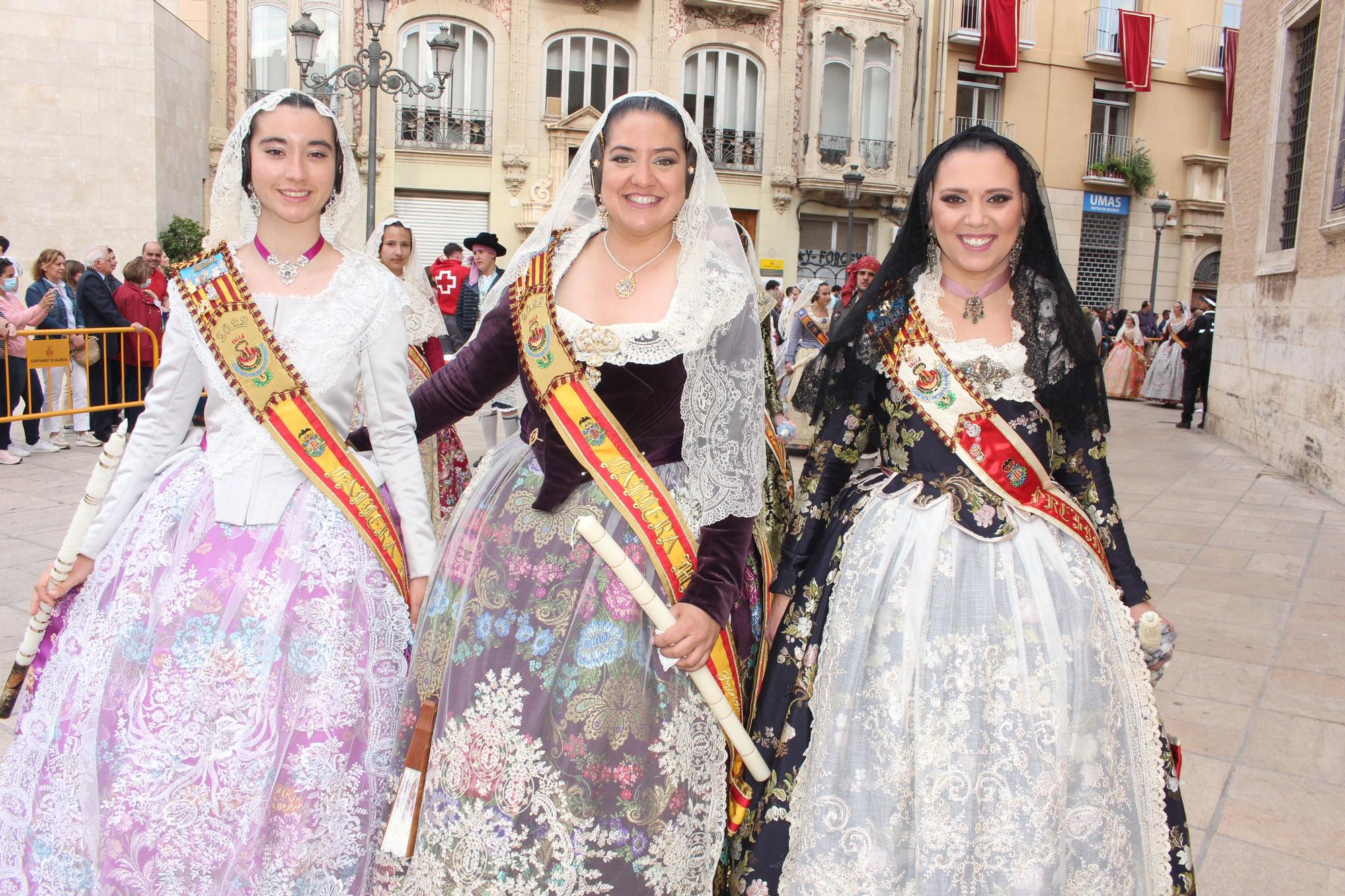 La fuerza de las Fallas en la Procesión de la Virgen (III)