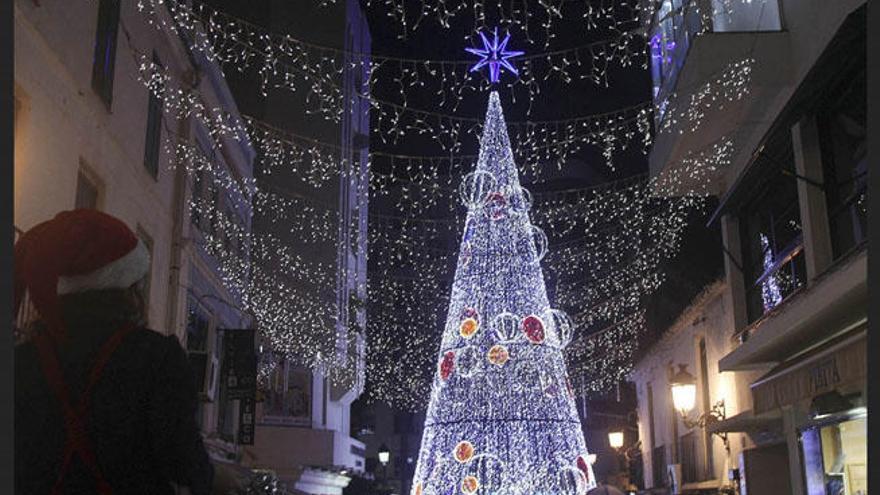 Alumbrado navideño marbellí de 2015.