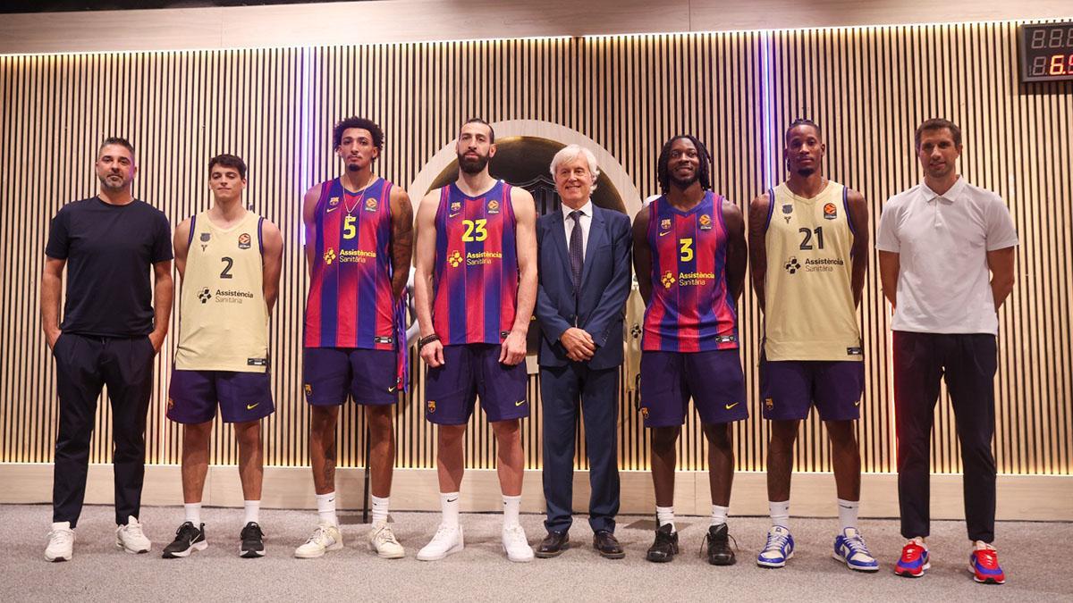 Presentación de los nuevos fichajes del Barça Basket 2025/26