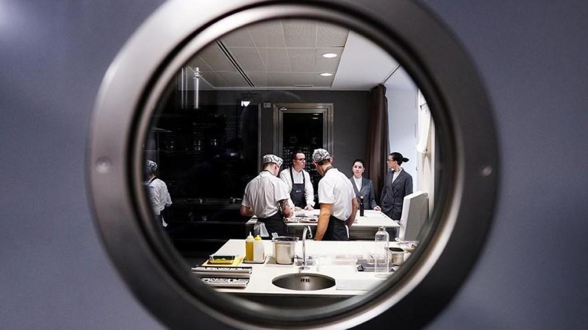 La cocina del mejor restaurante de Córdoba.