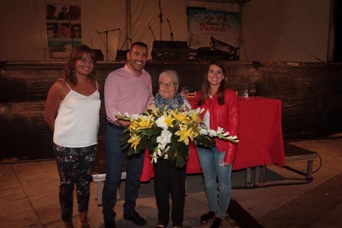 Rosana, en el pregón de las fiestas de La Caleta de Famara