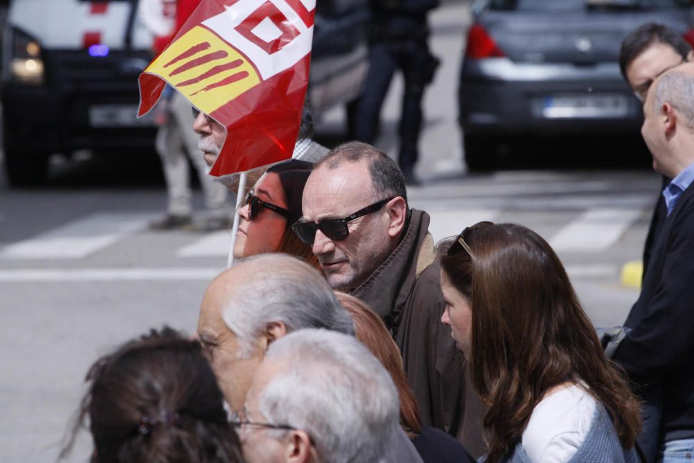 Manifestació del primer de maig a Girona