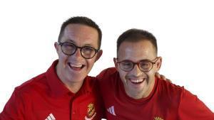 Los capitanes del Nàstic Genuine de Tarragona, Álvaro Cano y Rubén Almazán