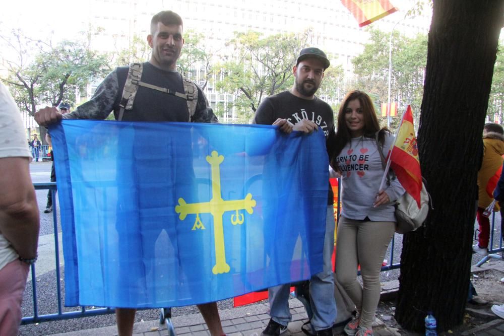 Presencia asturiana en el desfile del Día de la Hispanidad