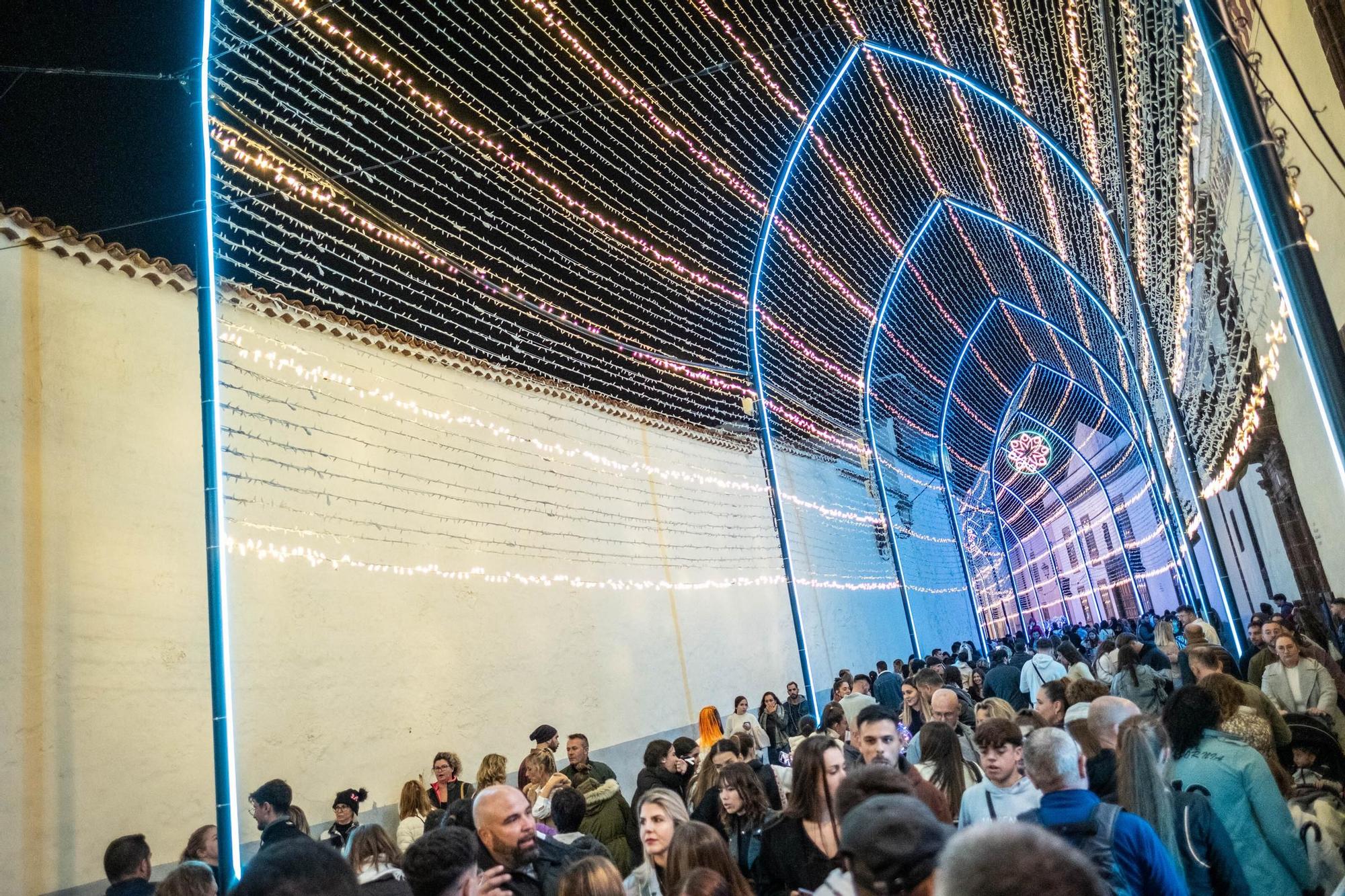 El encendido de las luces de Navidad de La Laguna, en imágenes