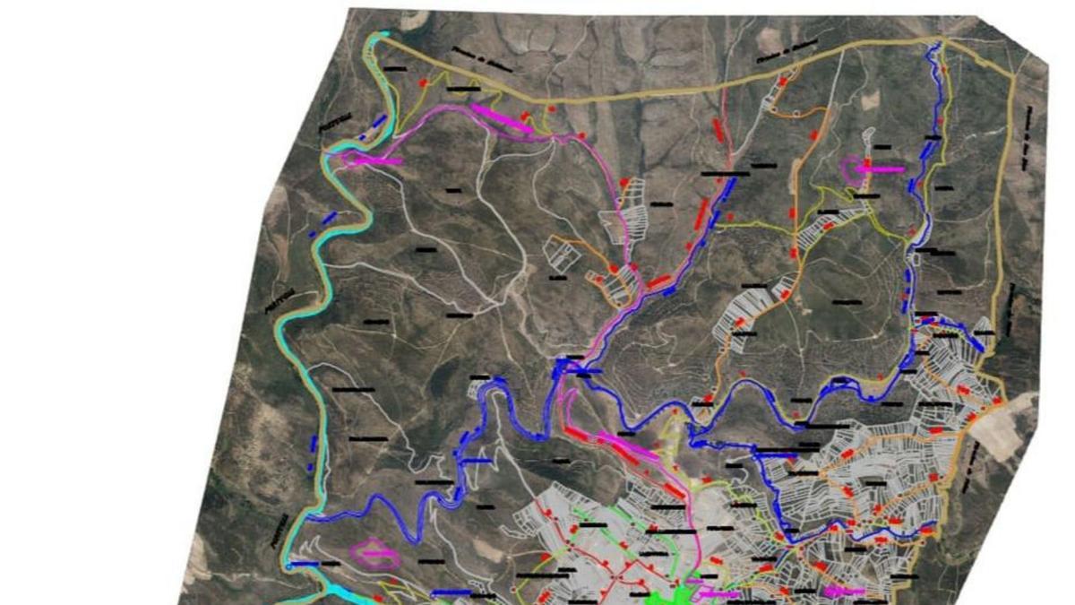 Proyecto de la concentración parcelaria. | Ch. S.