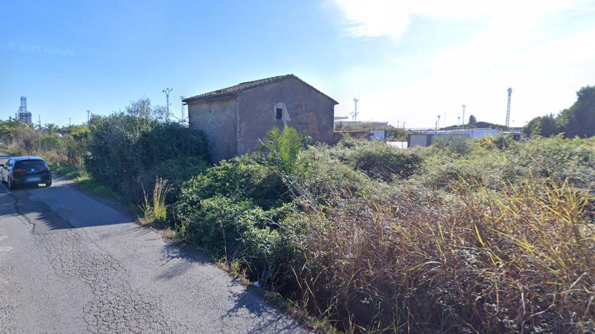 Tramo del camí Fadrell cuya gestión sería competencia del Ayuntamiento de Castelló.