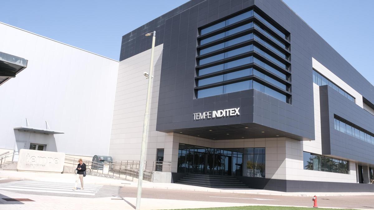 La sede central de Tempe, la firma de calzado de Inditex, en Elche.