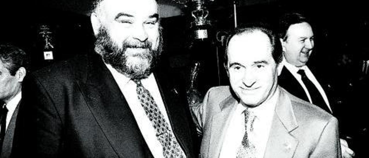 Eugenio Prieto y José Fernández, en enero de 1995. | LNE