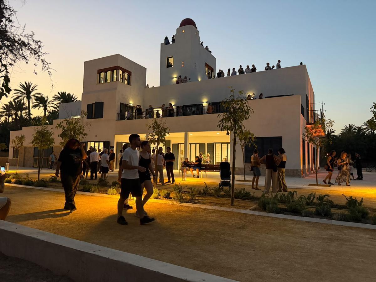 La fiesta de inauguración del Hort del Gat celebrada este miércoles por la tarde.
