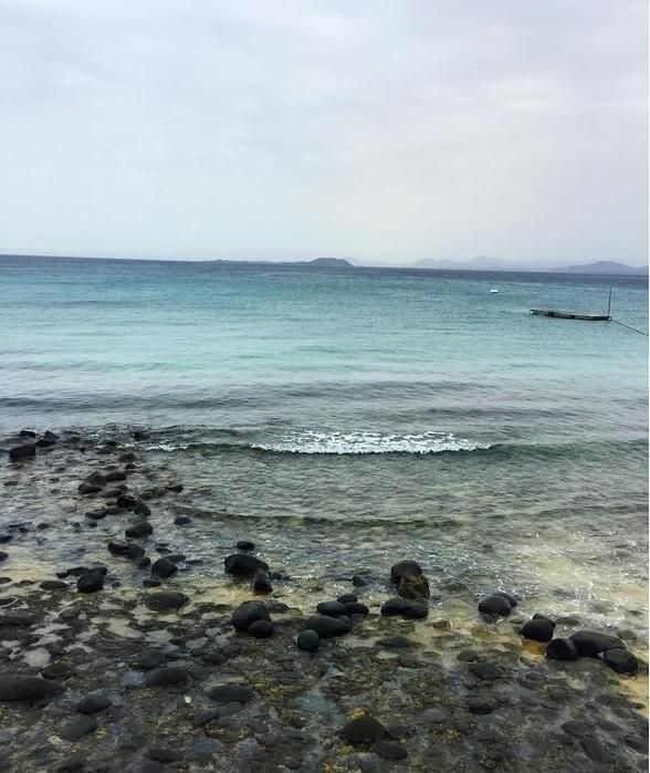 Helen Lindes disfruta de sus vacaciones en Lanzarote