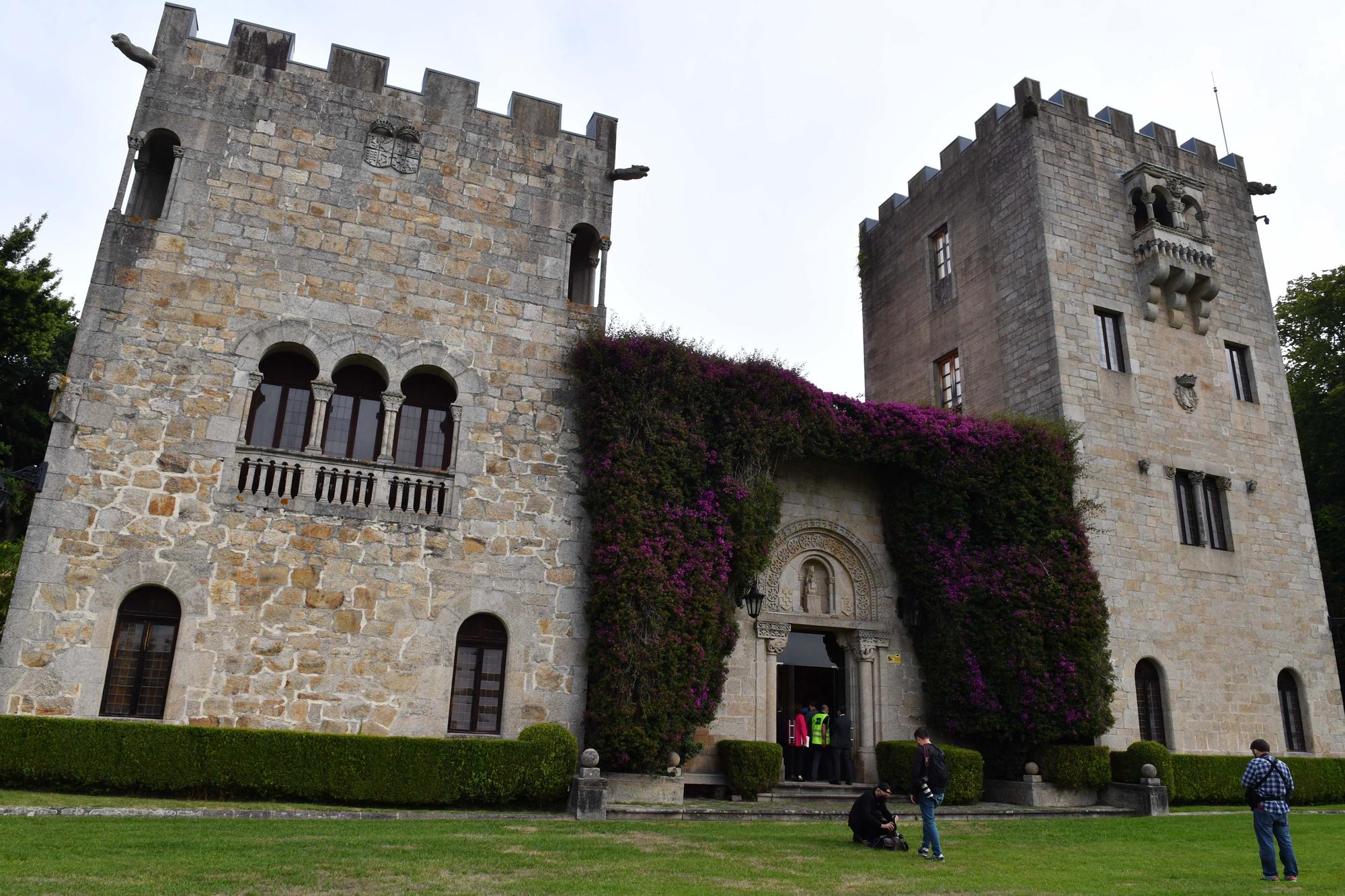 Acto oficial de la apertura de las jardines del pazo de Meirás