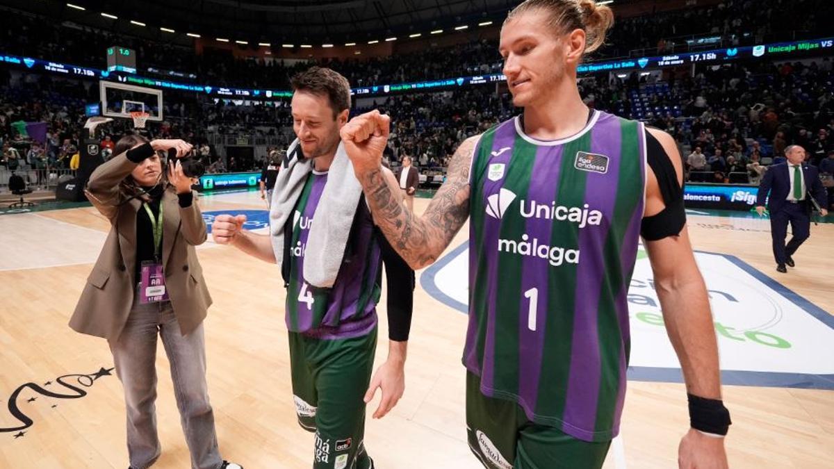 Kalinoski y Osetkowski son dos de los lesionados en el Unicaja.