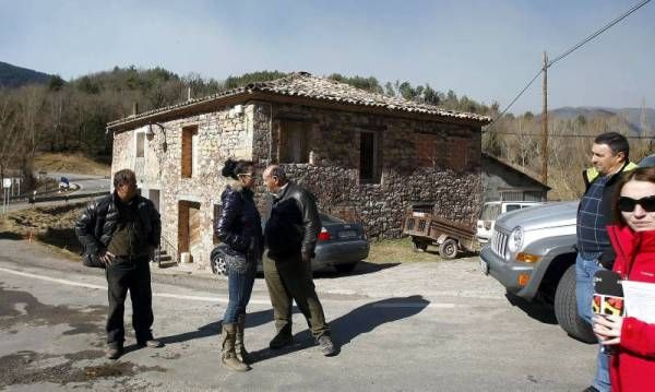 Imágenes del incendio en la Ribagorza