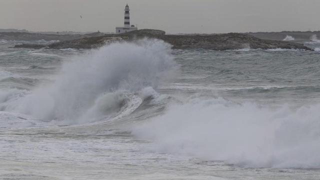 Temporal en la zona des Freus el sábado, 14 de febrero. / CAT