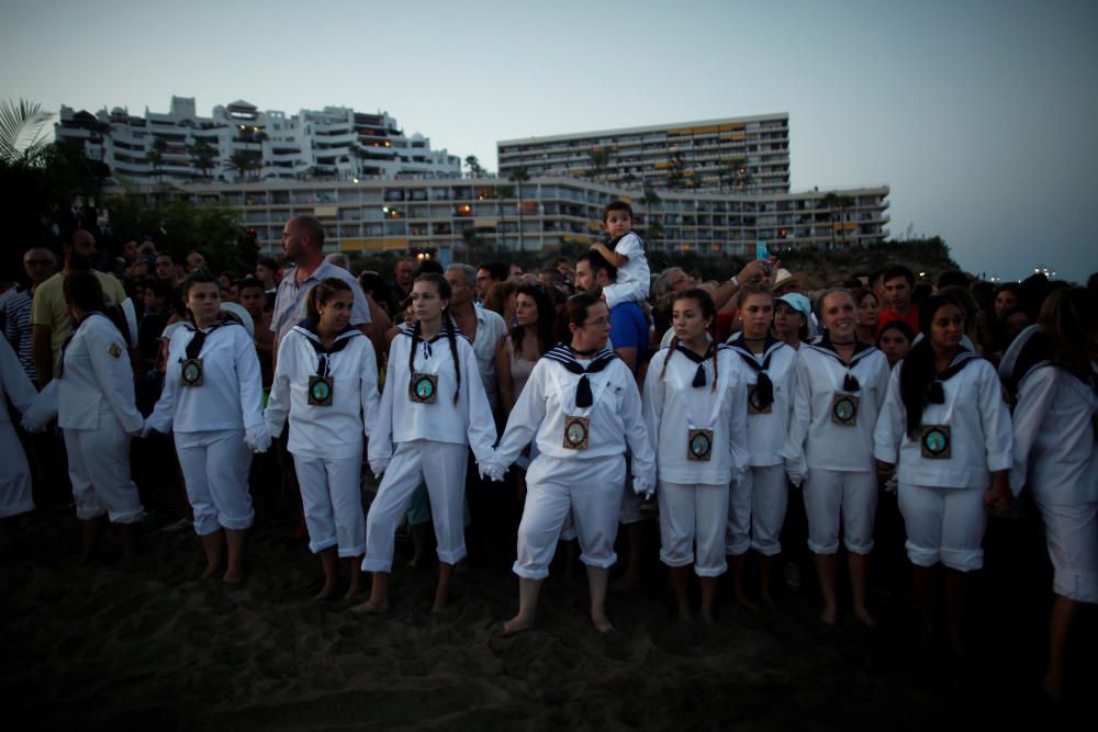 Torremolinos celebra la procesión de la Virgen del Carmen