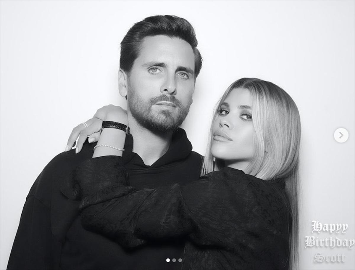 Sofia Richie felicita a Scott Disick por su cumpleaños