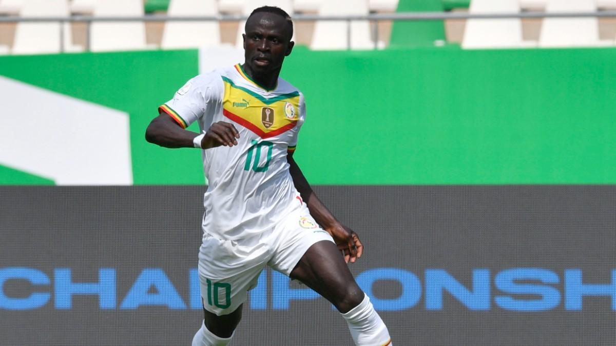 Sadio Mané en el debut de Senegal ante Gambia