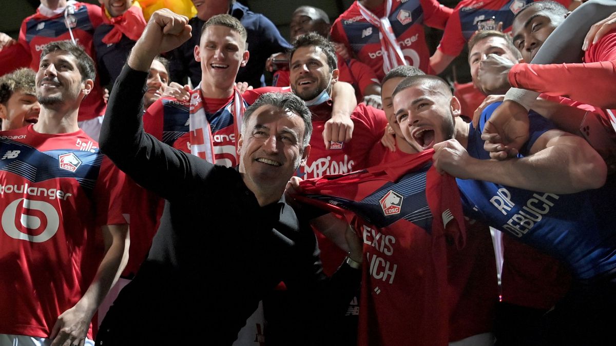 Christophe Galtier ganó la Ligue 1 con el Lille hace dos temporadas