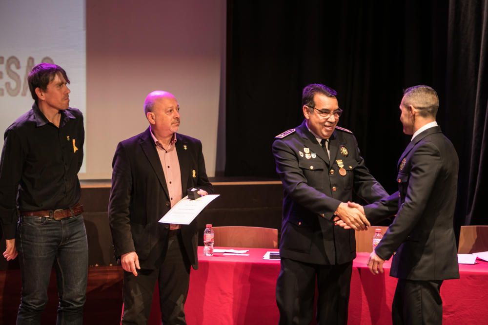 Primera festa de la Policia Local de Santa Coloma de Farners