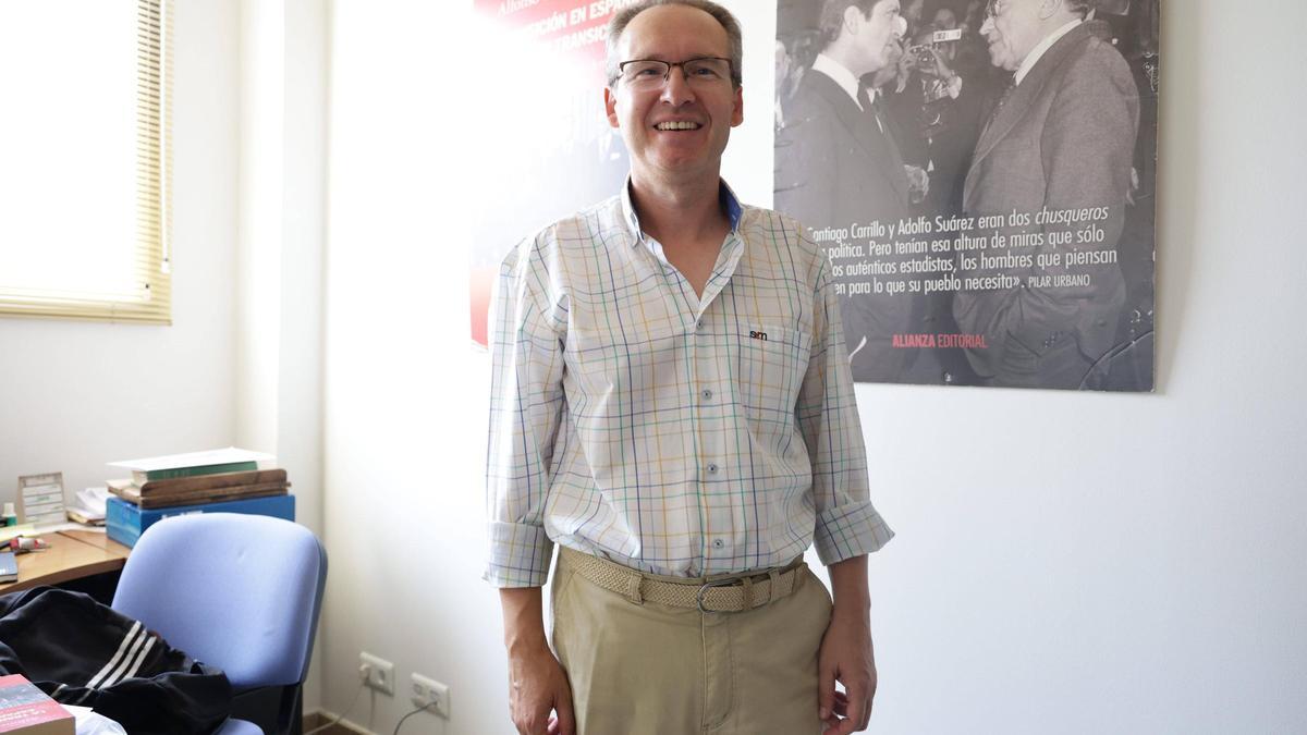 El profesor Alfonso Pinilla.