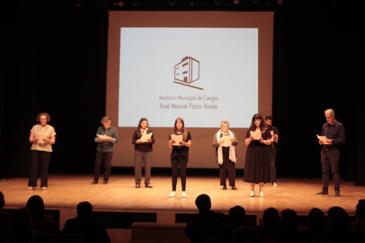 La Escola de Teatro leyó un resumen del texto de Pazos "A Defensa da vila. María Soliña".