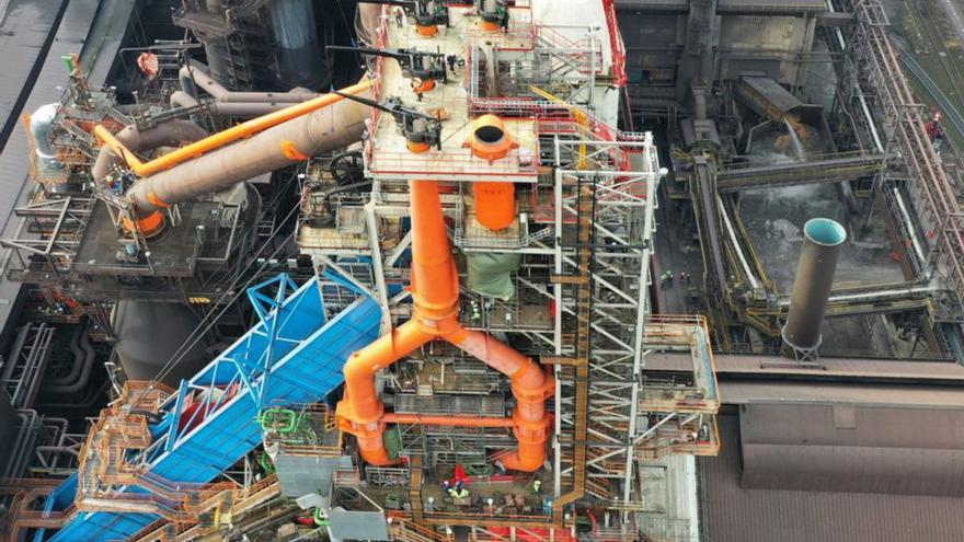 ArcelorMittal prueba en un horno alto de Gante un nuevo sistema de captura de CO2
