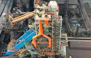 ArcelorMittal prueba nun fornu altu de Gante un nuevu sistema de captura de CO2
