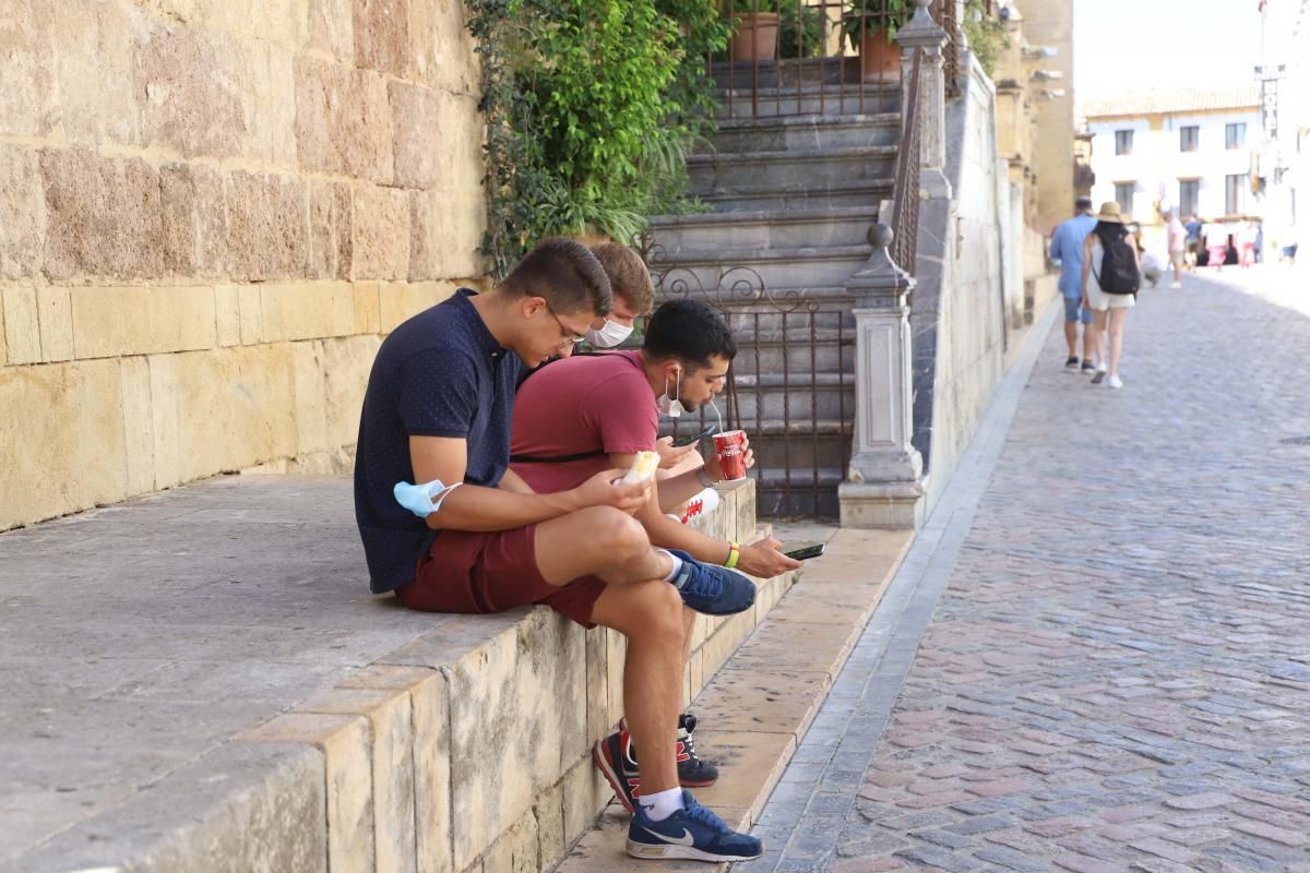 Puente de agosto con pocos visitantes