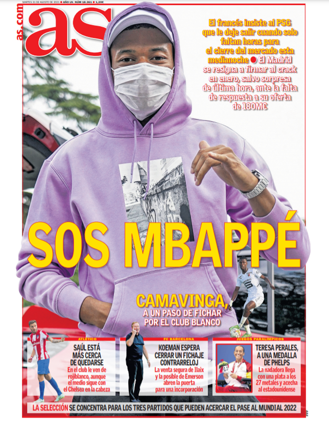 Las portadas de la prensa deportiva de hoy