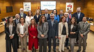 La ministra de Sanidad con los consejeros al inicio del Consejo Interterritorial de Salud