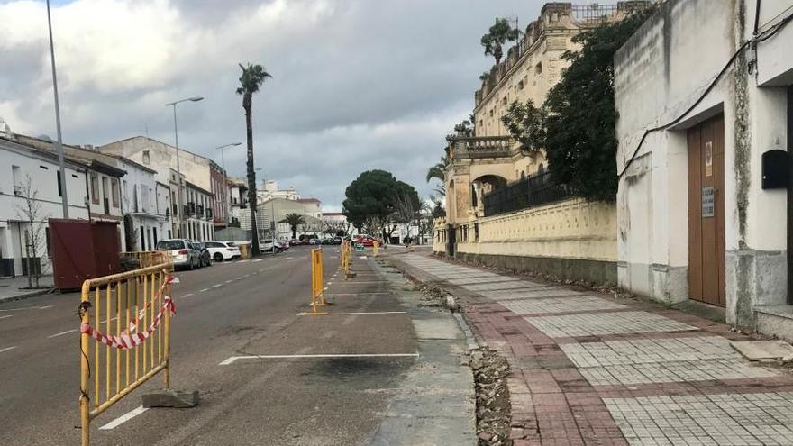 El Ayuntamiento de Miajadas remodela la avenida de Trujillo