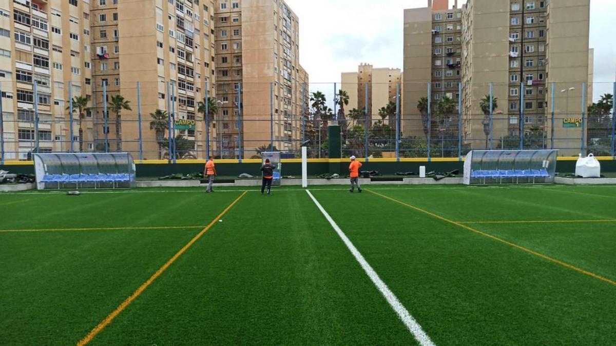 Campo de fútbol Parque Atlántico, en Las Palmas de Gran Canaria.
