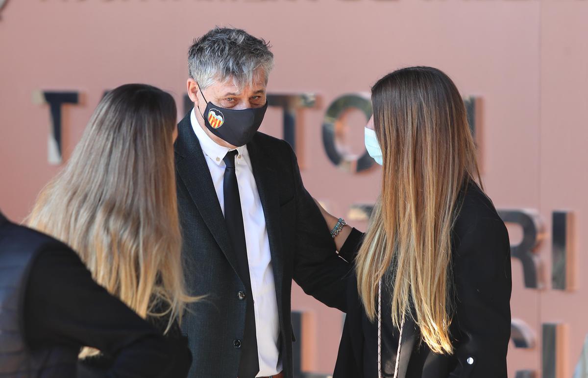 Funeral de Juan Cruz Sol, mítico del Valencia CF