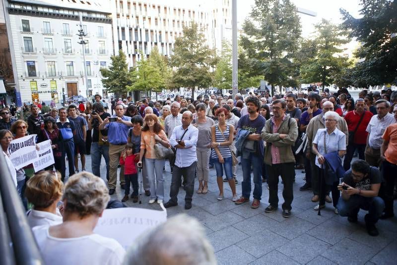 Protesta en Zaragoza por la inacción europea en Siria