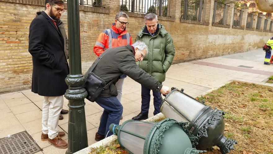 Zaragoza renovará el alumbrado de 596 farolas en Zamoray-Pignatelli
