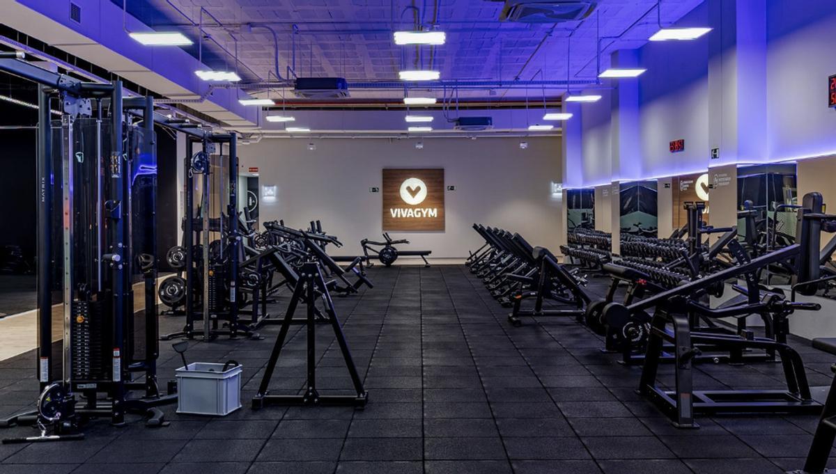 Una imagen de un gimnasio de la cadena Vivagym.