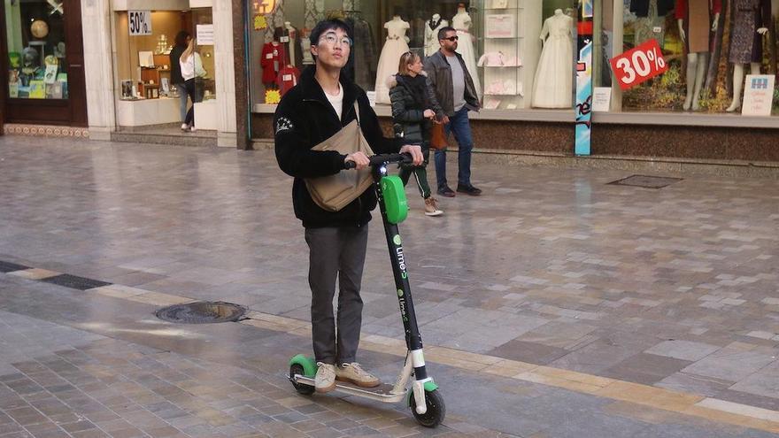 Patinetes por la ciudad.