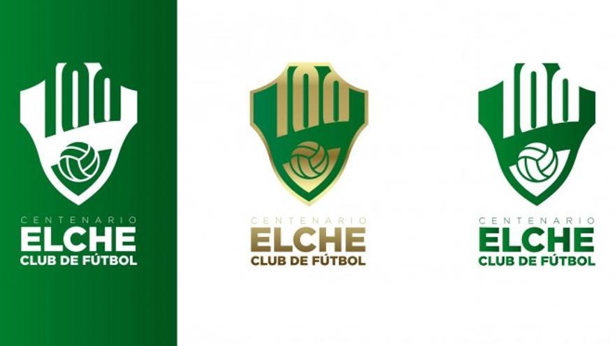 Logotipo del centenario del Elche CF