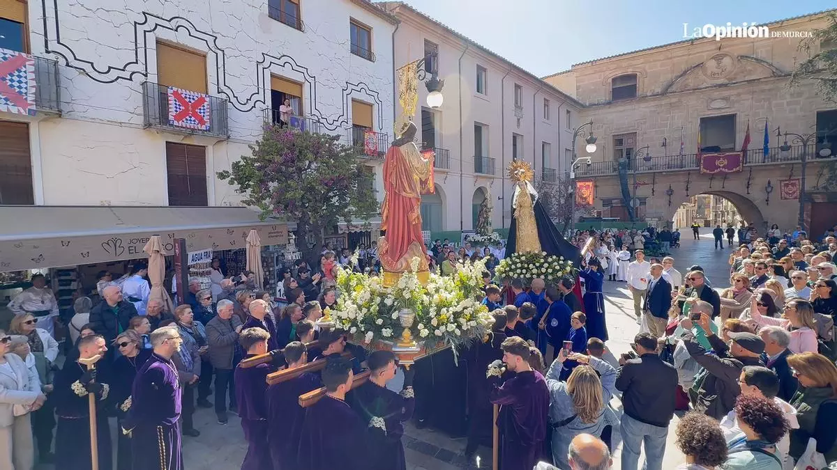 El Resucitado vuelve a recorrer las calles de Caravaca