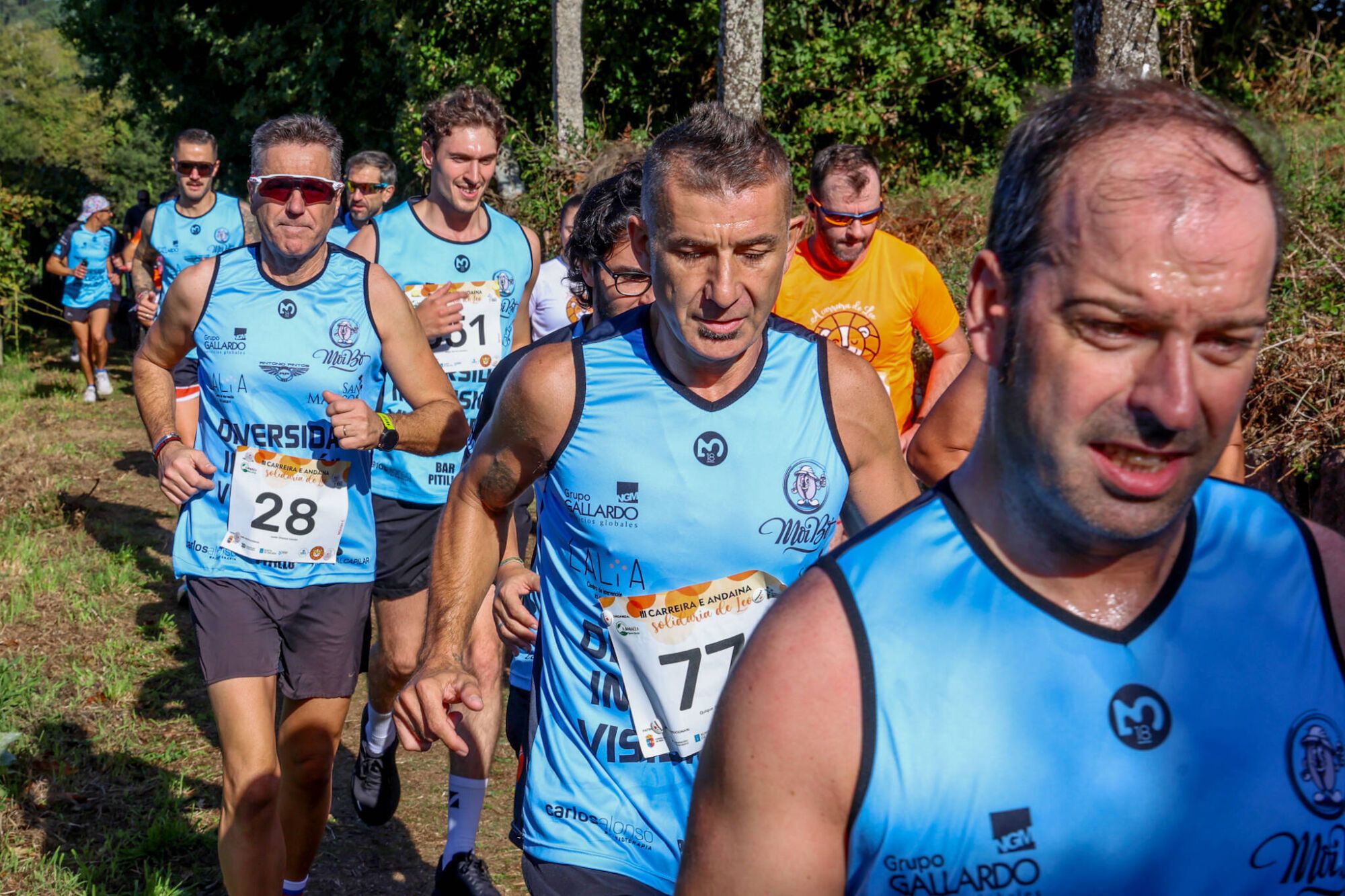 Andaina y carrera solidaria por niños como Leo Diz