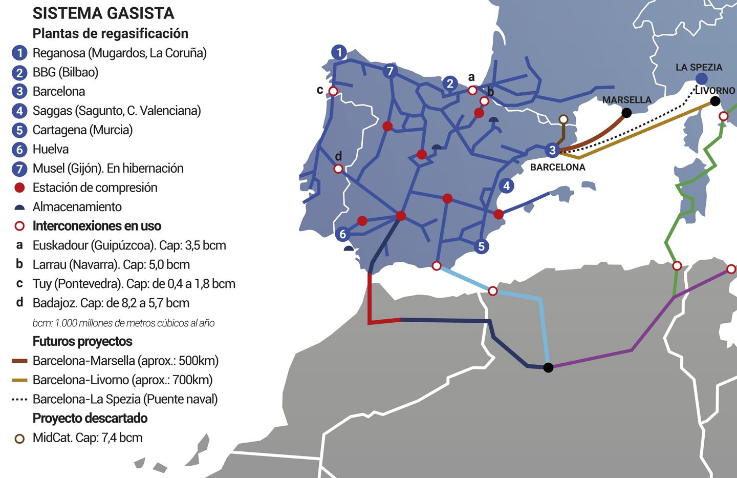 Redes de distribución del gas