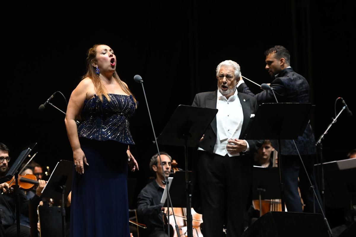 Actuación de Plácido Domingo en el SOM Festival