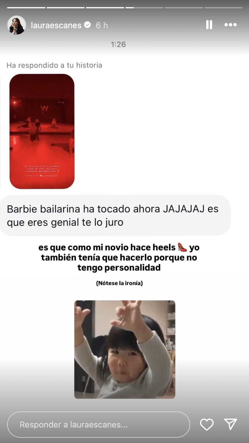 Laura Escanes 'bromea' con la influencia de su pareja en su nuevo hobby